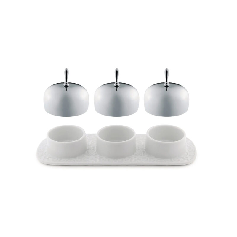 Dressed Three-Section Jam Tray