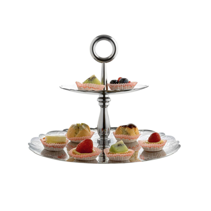Dressed Two-Dish Cake Stand